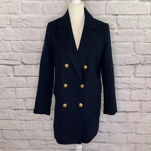 Banana Republic Navy Trench Coat